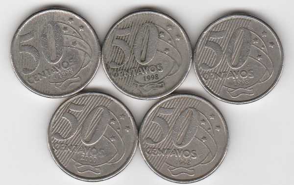 Confira quais são as 3 moedas de 50 centavos que estão valendo muito em 2024!