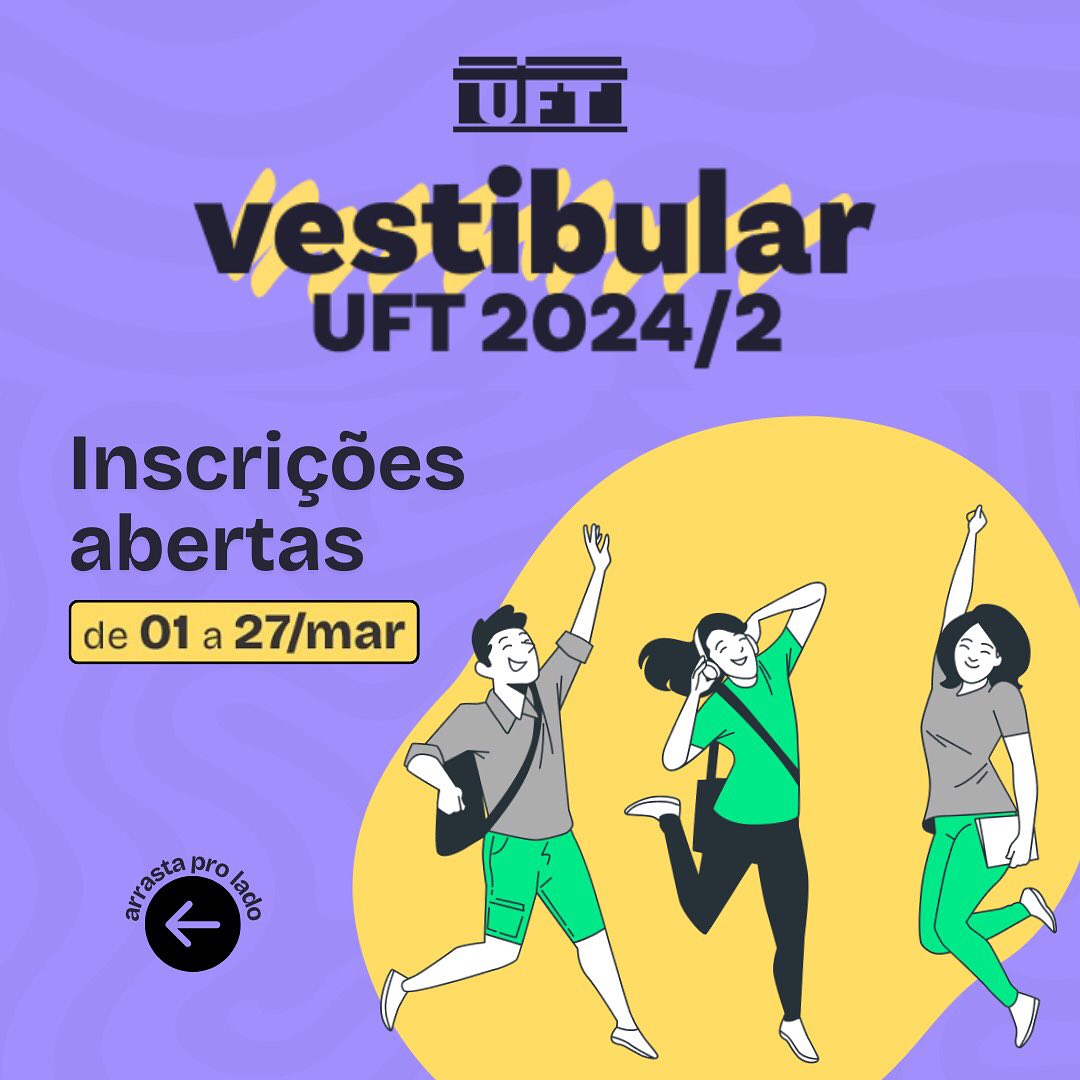 Vestibular UFT 2024/2