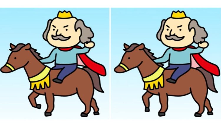 rei no cavalo