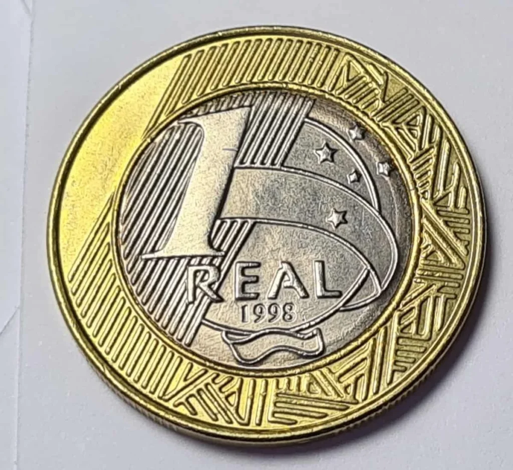 Descubra quando a moeda de 1 Real de 1998 vale até R$ 1.000 