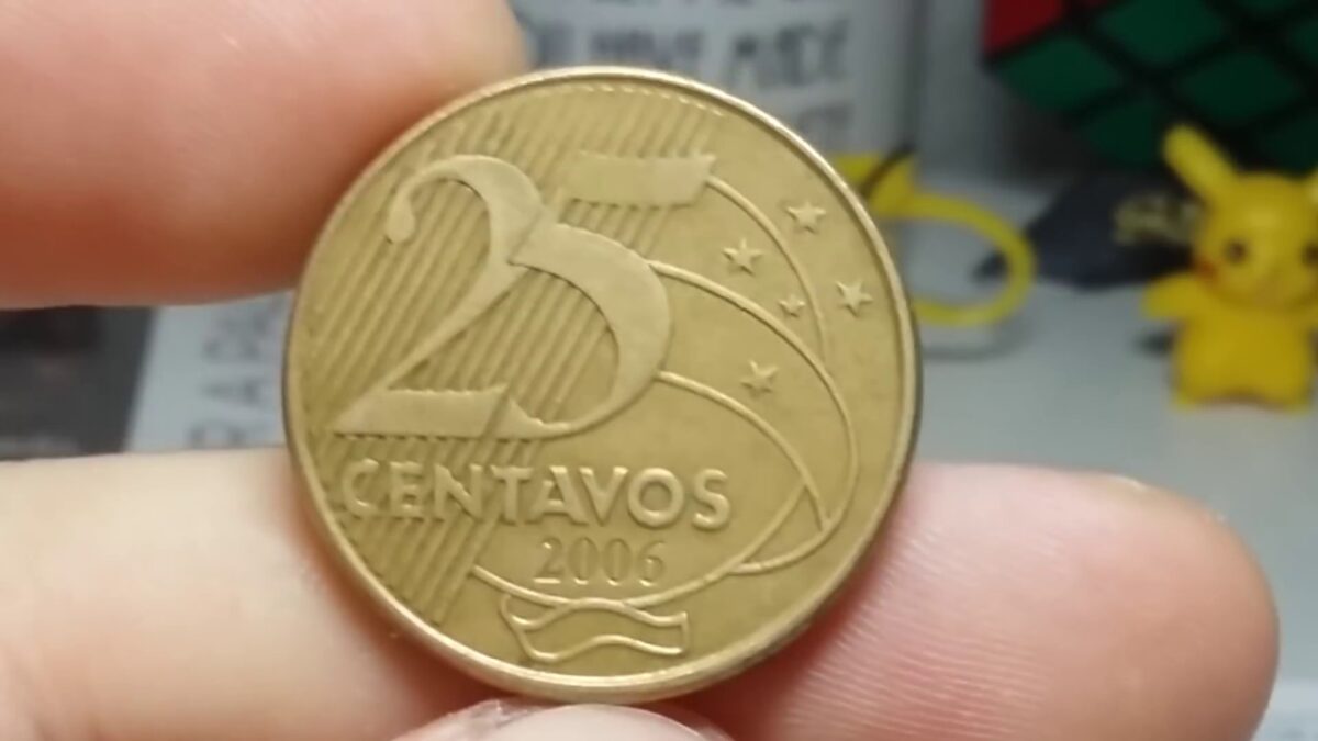 Essas três moedas de 25 centavos já valem R$ 360 em 2024