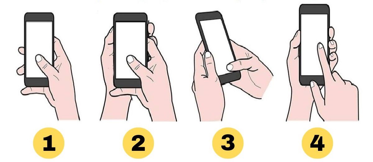 Como você segura seu celular