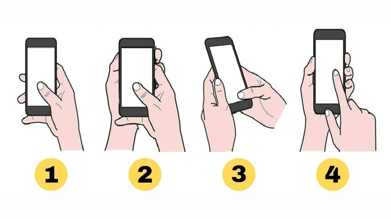Como você segura seu celular