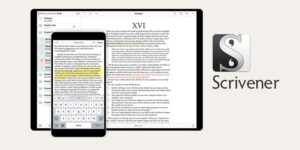 O Scrivener é um dos aplicativos mais completos para trabalhar redação. Imagem: Reprodução