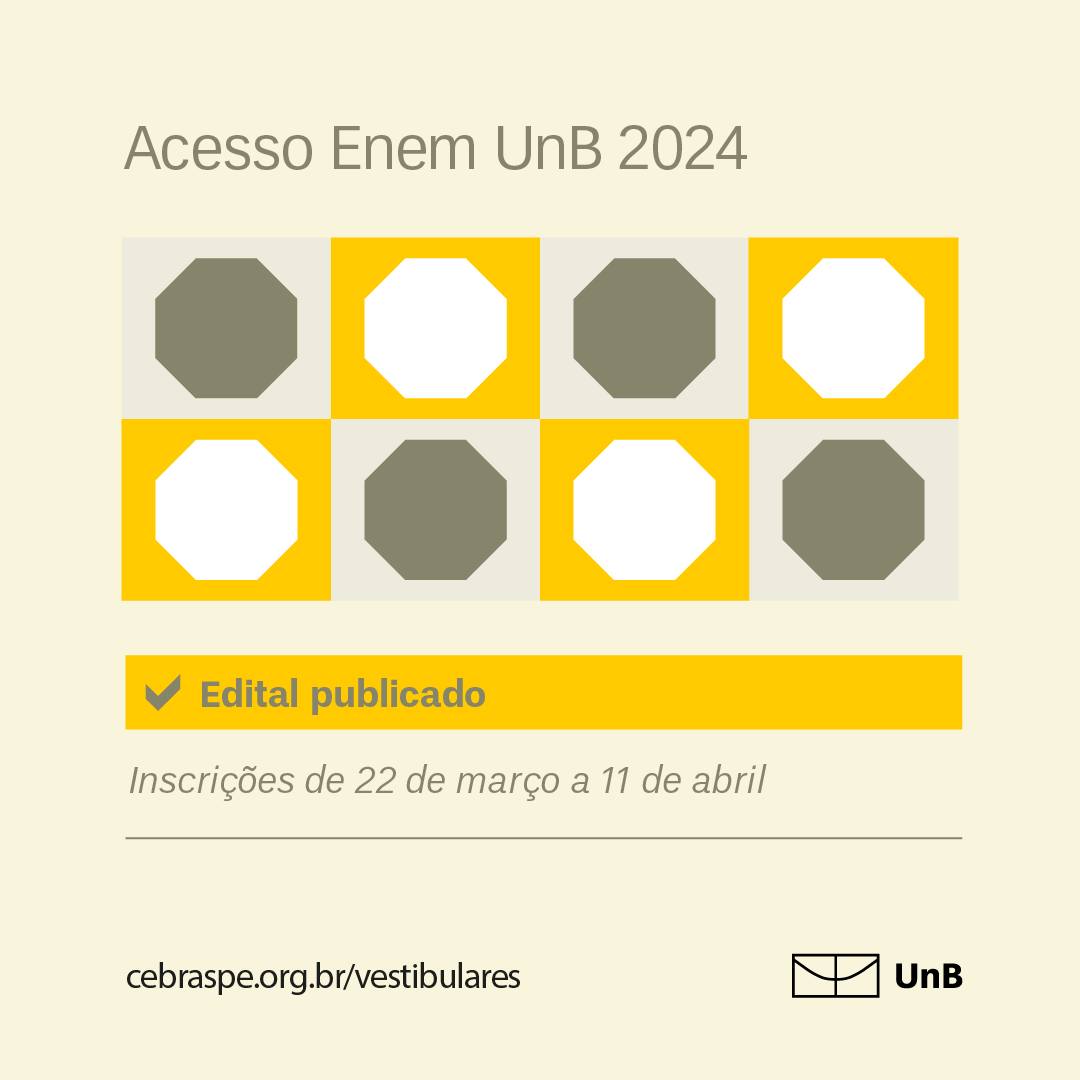 Vestibular UnB via ENEM 2024