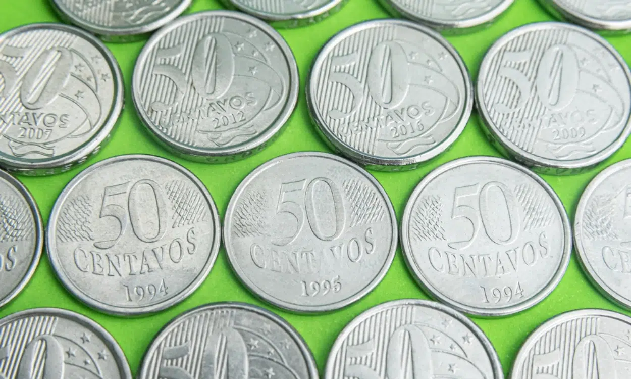 Esta moeda de 50 centavos vale até R$ 3 MIL