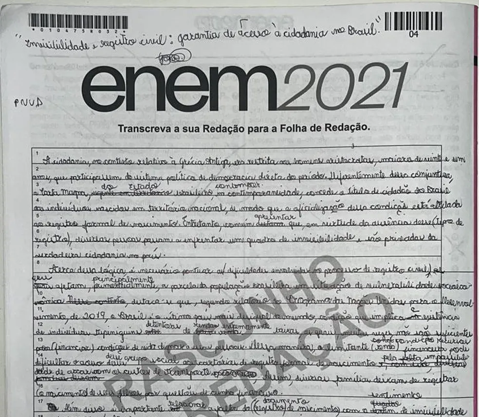 Saiba quando começam as inscrições para o Enem 2024