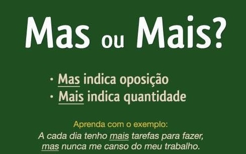 Mas ou Mais? Vamos aprender juntos?