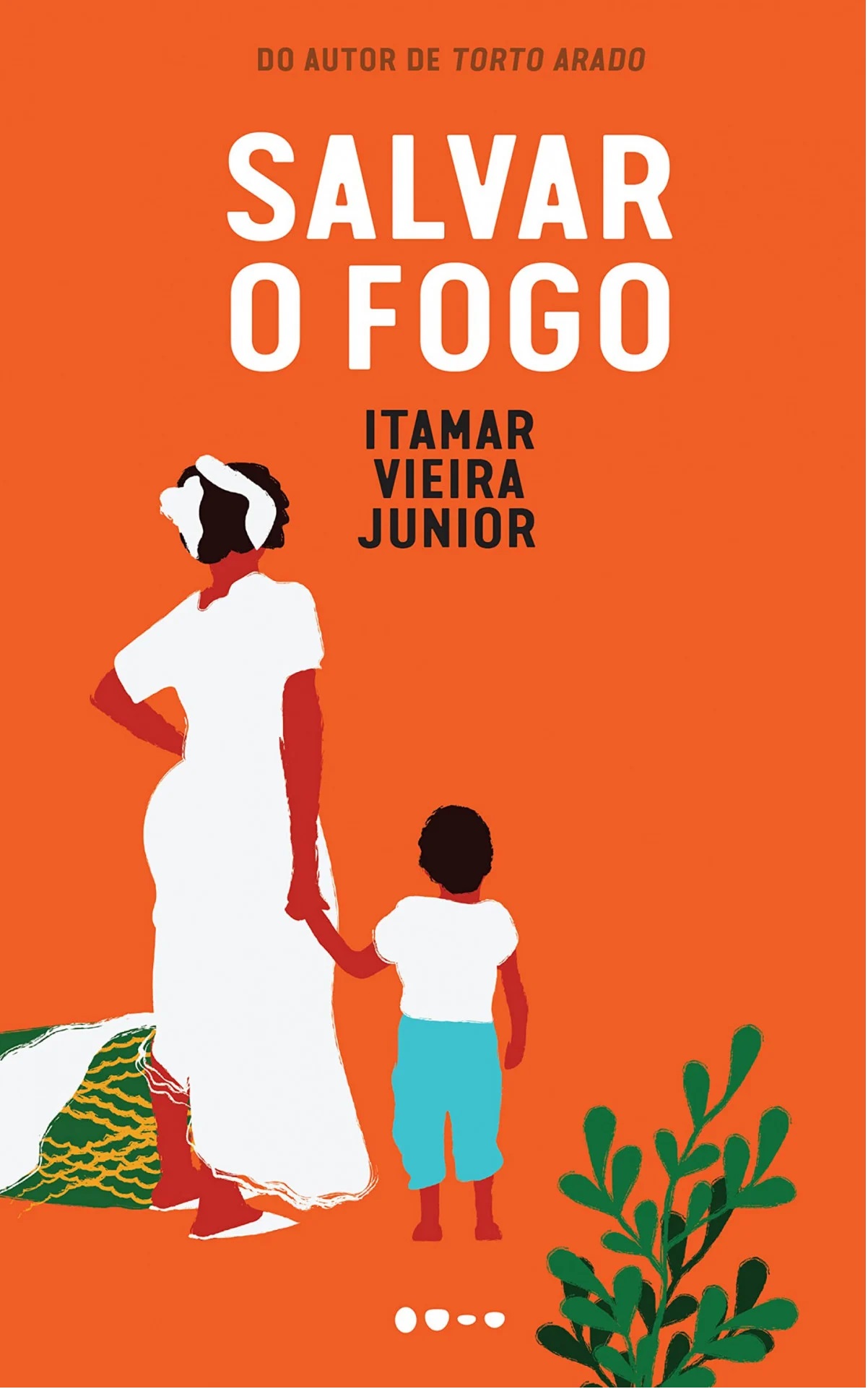 "Salvar o Fogo" é uma das obras literárias brasileiras contemporâneas cobradas nos vestibulares. Imagem: Ilustração de capa/Todavia
