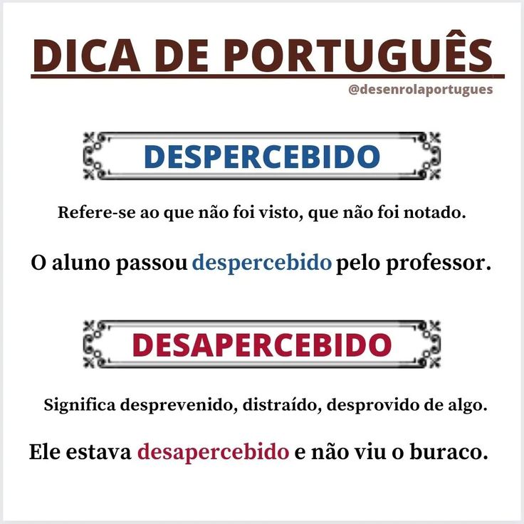 Despercebido e Desapercebido; você sabe a diferença?