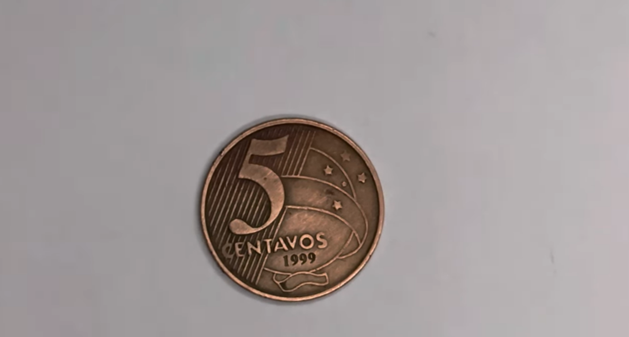 Quanto vale a moeda de 5 Centavos de 1999 com DEFEITO?