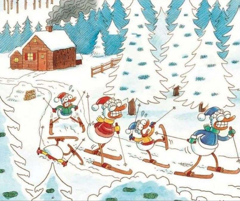 Encontre a palavra Winter na imagem.