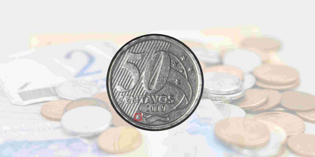 Moeda de 50 centavos de 2019