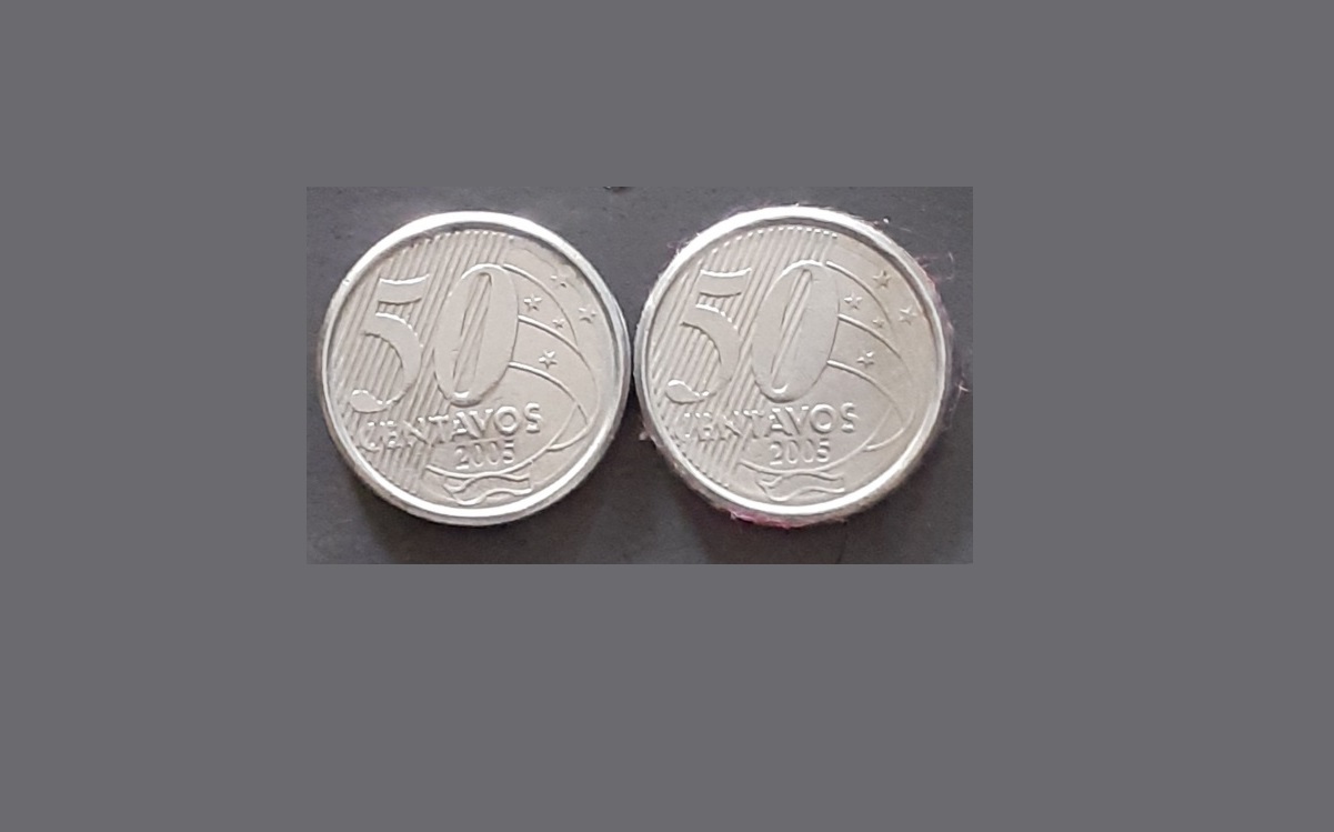 moedas 50 centavos