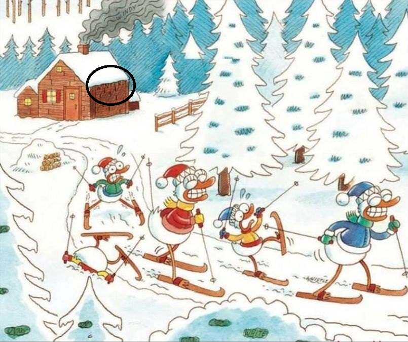 Resposta de onde está a palavra Winter.