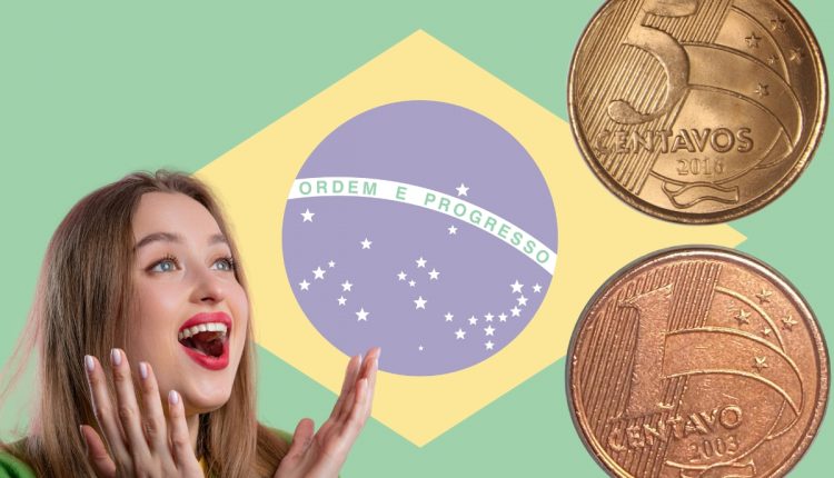 Moeda de 1 centavo e de 5 centavos COMUM para até R$ 3 mil no PIX; veja mais