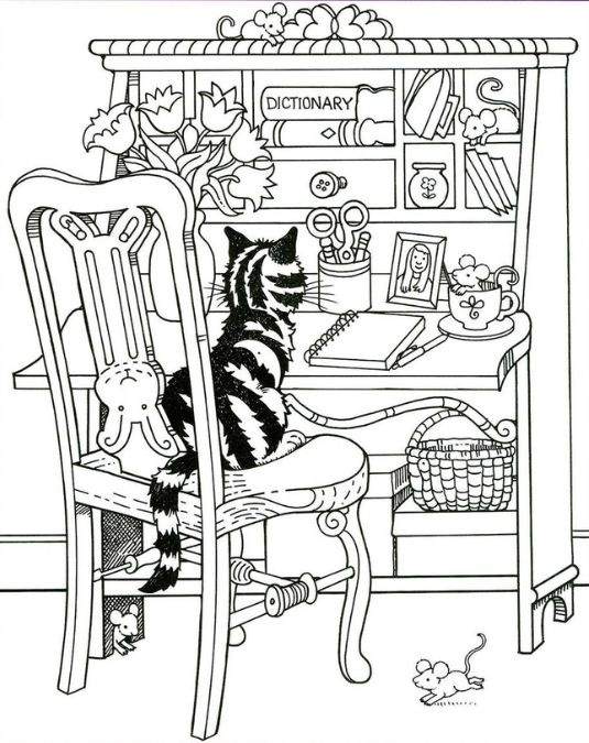 Encontre o caracol na imagem do gato.