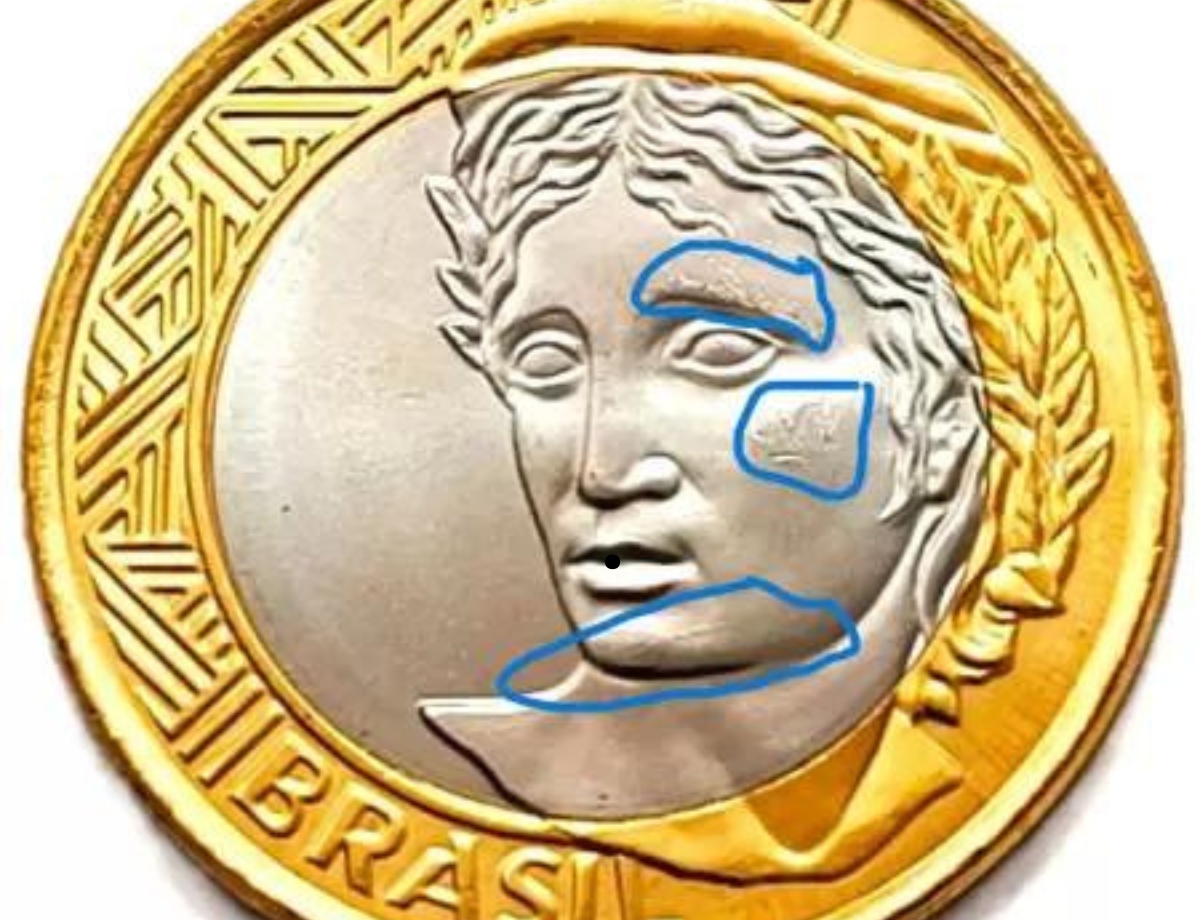 PIX na conta de até R$ 30 mil vendendo sua moeda de 1 real especial