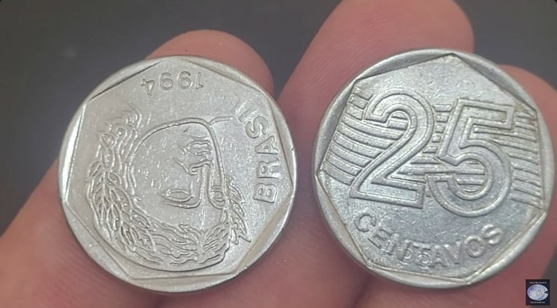 Moeda 25 centavos