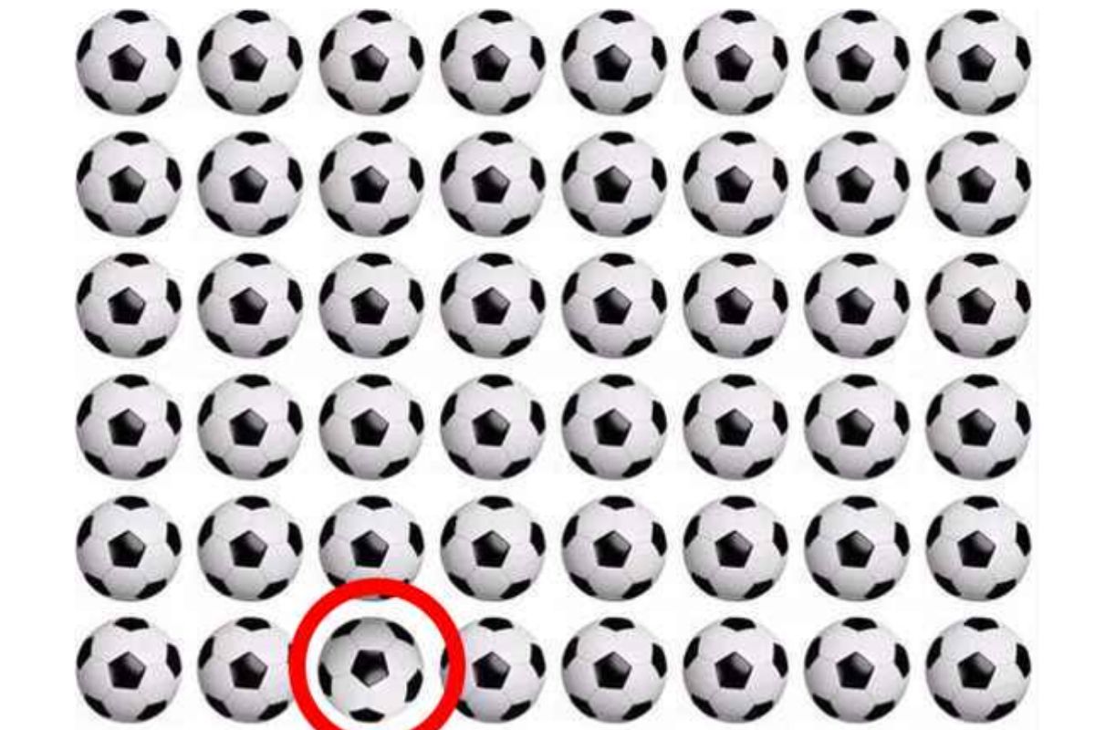 Teste de concentração encontre a bola diferente em menos de segundos - Imagem Canva Pró