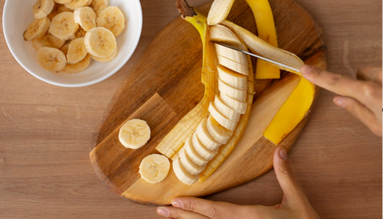 Pontinhos pretos da banana