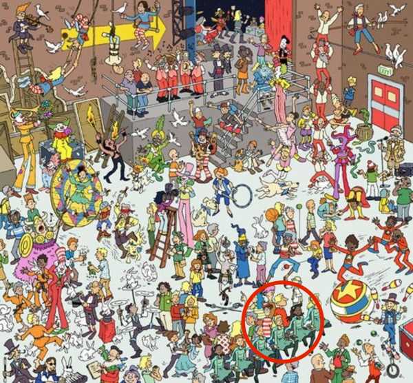 Confira onde está o Wally. Fonte: Jagran Josh.