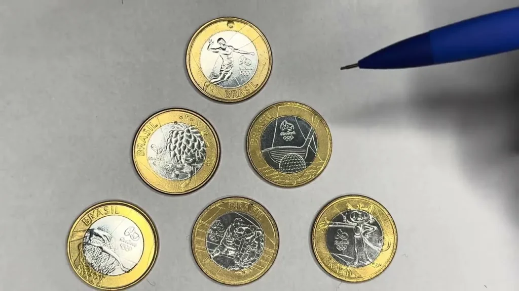 Moedas olímpicas que são valiosas 