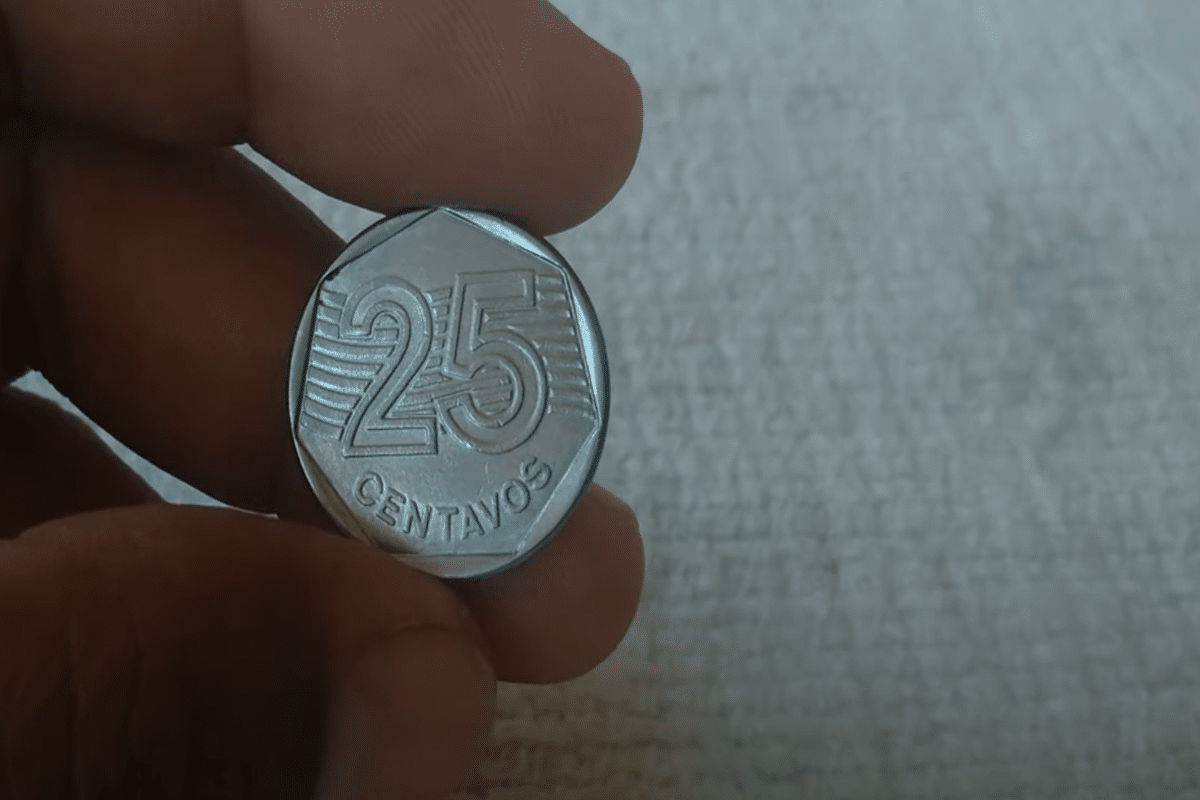 Moeda 25 centavos 1994