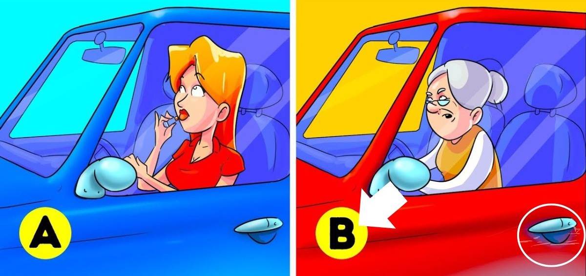 Resposta do teste de QI - Veja quem é a ladra de carros. Fonte: Jagran Josh.
