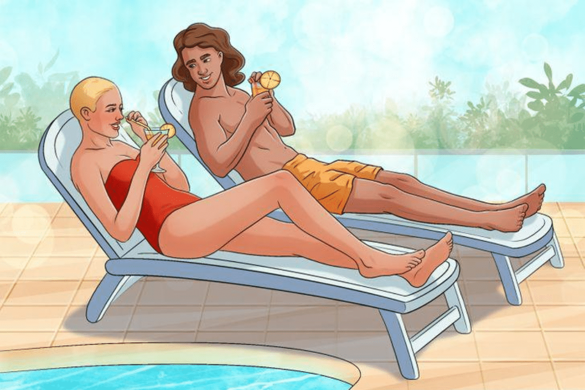 Teste de QI - Encontre o erro da piscina. Fonte: Jagran Josh.