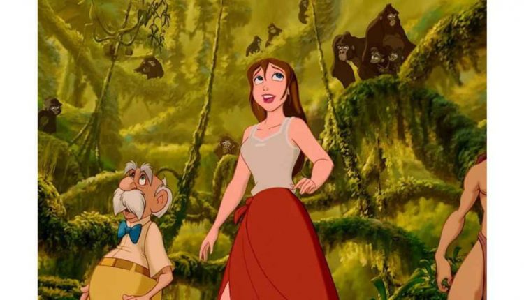 Desafio visual - Encontre um personagem do Aladdin na imagem do Tarzan. Fonte: Jagran Josh.