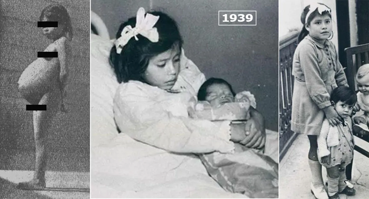 Mãe mais jovem da história Fotos históricas de Lina Medina, a mãe mais jovem do mundo, em 1939.