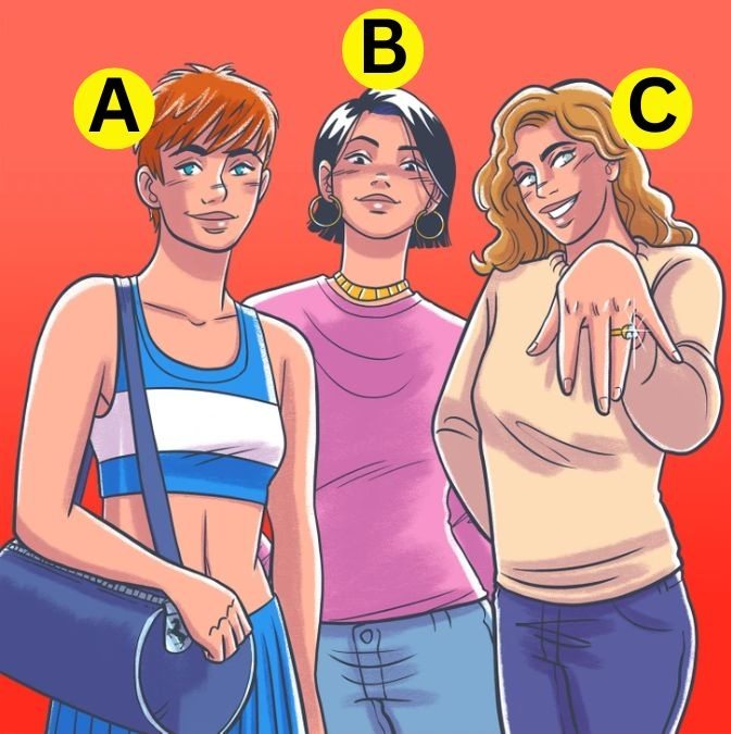 Teste de QI - Encontre a mulher rica na imagem. Fonte: Jagran Josh.