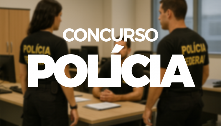 Agentes da Polícia Federal em treinamento, representando o concurso da Polícia Federal.