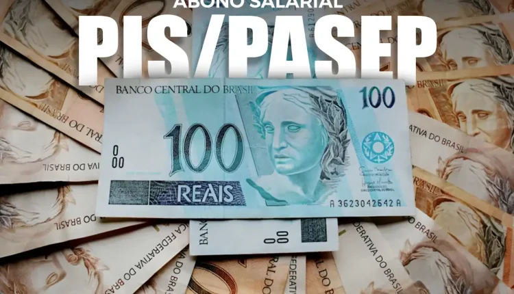 Cédulas de real representando pagamento do Abono Salarial PIS/Pasep 2025.