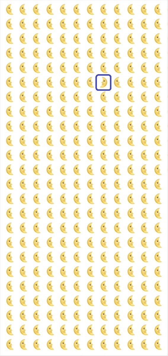 Teste visual: encontre o emoji diferente: desafio visual divertido