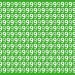 Teste visual com muitos números 9 em branco sobre fundo verde, com um número 0 escondido entre eles