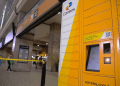 Locker dos Correios em agência evidenciando estrutura da empresa pública