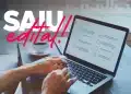 Pessoa acessando edital no laptop sobre inscrições da Câmara Municipal abertas terça 21 com salários R$ 2,6 mil mais R$ 900