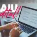 Pessoa acessando edital no laptop sobre inscrições da Câmara Municipal abertas terça 21 com salários R$ 2,6 mil mais R$ 900