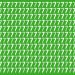 Teste visual com vários números 7 verdes e um número 1 escondido entre eles