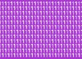 Teste visual com muitos números 1 repetidos sobre fundo roxo