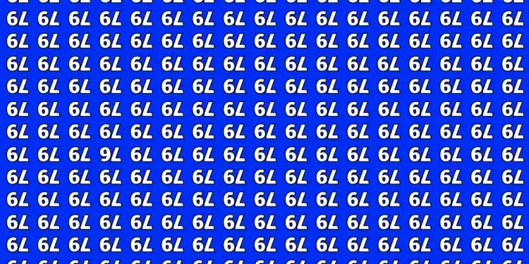 Fundo azul com vários números 9 e 7 em branco, formando um padrão repetitivo.