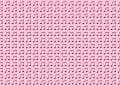 Desafio visual utilizando um fundo rosa claro com diversas notas musicais pretas repetidas em padrão regular