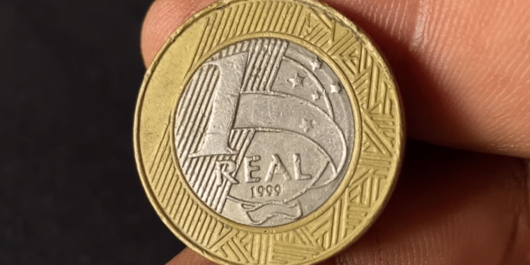Moeda de 1 Real de 1999 com erro de Reverso Invertido (Defeito valioso de até R$ 1.900 para colecionadores)