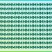 Desafio visual com um padrão de letras M repetidas em várias linhas com fundo verde