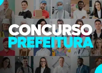 Imagem destacando profissionais de várias áreas, com ênfase nos últimos dias para inscrição no concurso público com vagas para Psicólogo, Assistente Social, Fisioterapeuta e outras profissões.