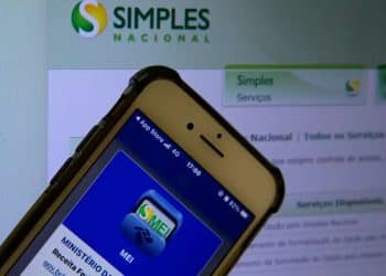 Plataforma Simples Nacional, com foco no portal e na interface MEI, importante para microempreendedores individuais.