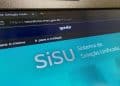 Tela do site Sisu 2026 mostrando o logo e informações sobre o Sistema de Seleção Unificada.