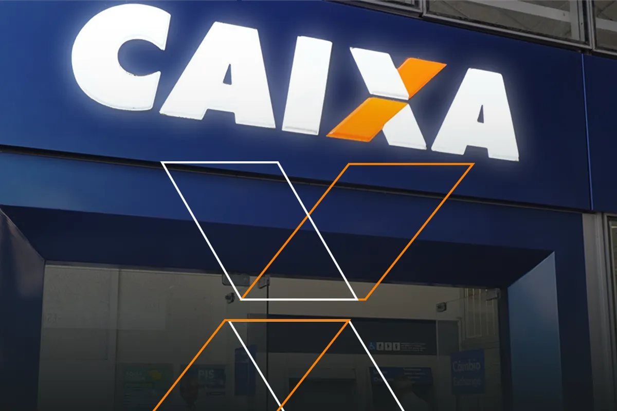 Agência da Caixa Econômica Federal com fachada azul, tema sobre funcionamento de bancos no Carnaval 2026.